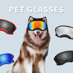Dog Fashion Sports Sunglasses with Adjustable Strap Anti-Fog Pet Goggles