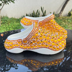 Women's Rhinestone Clogs Summer Beach Sandals EVA Lightweight