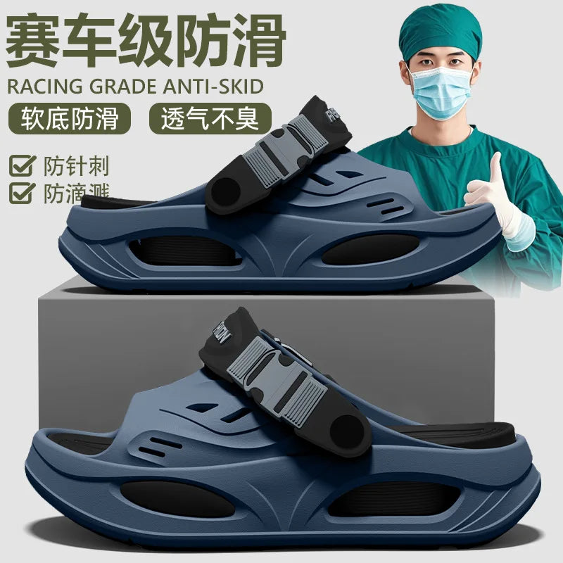 Men's Arch Support EVA Slides Thick Sole Anti-Skid Summer Sandals