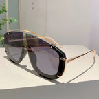Women's Trendy Y2k Futuristic Gradient Semi-Rimless Sports Sunglasses