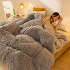 Extra Thick Flannel Lamb Fleece Winter Quilt