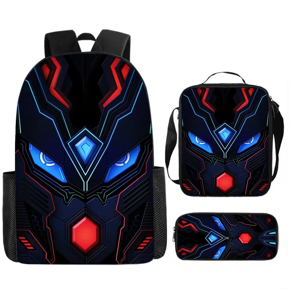 Kids' Fashion Oxford 3D Print School Backpack Set