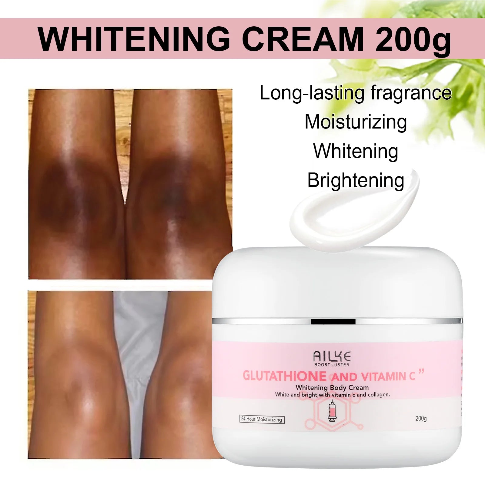 AILKE Vitamin C Glutathione Whitening Facial Body Skincare Set
