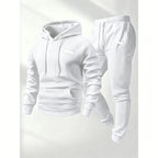 Men's Casual Hoodie and Sweatpants Two Piece Tracksuit Set