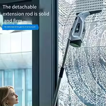 Electric Handheld Window Cleaner and Scrubber with Rechargeable Design