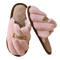 Winter Warm Plush Women's Slippers Soft Flat Indoor Bedroom Shoes
