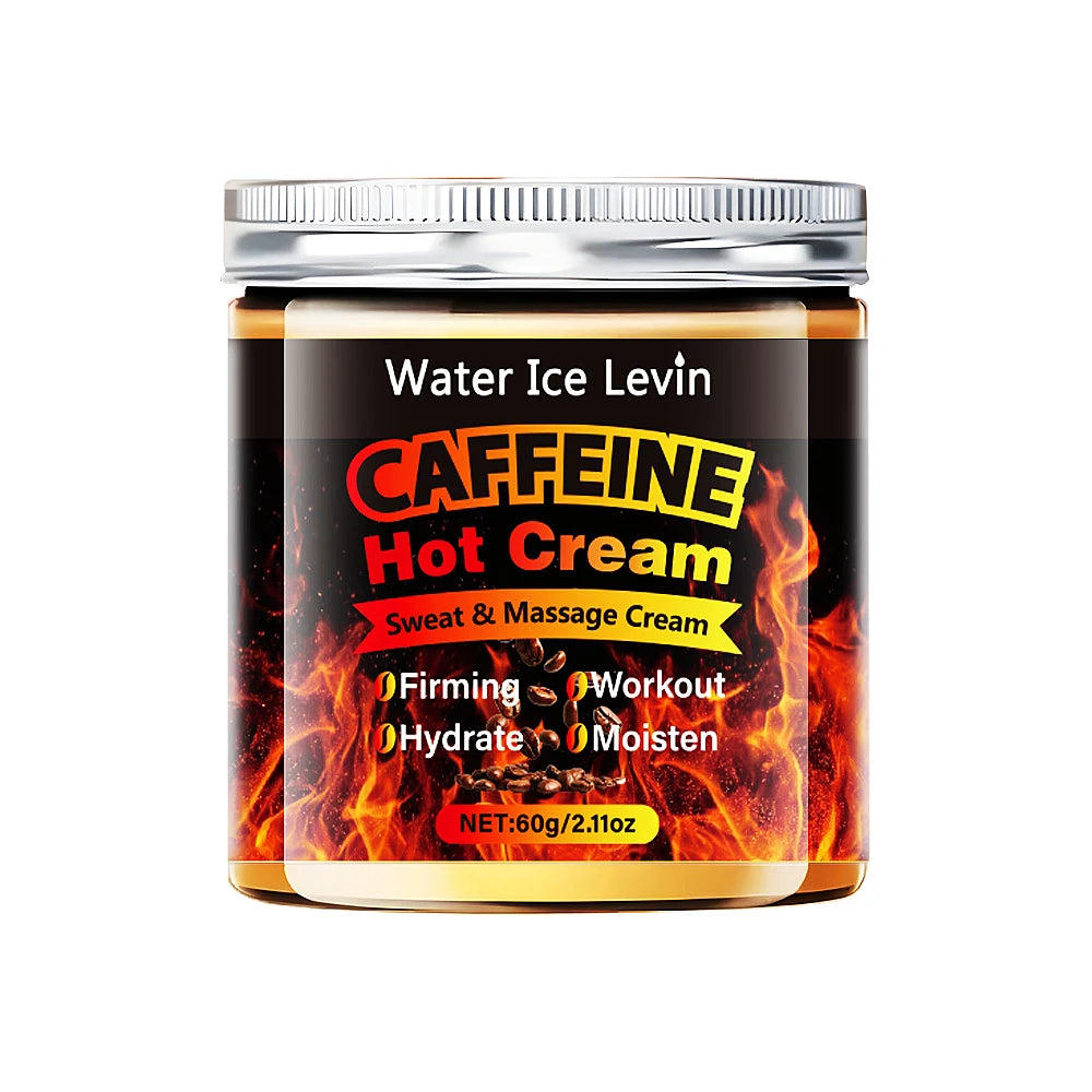 Unisex Caffeine Thermal Firming Massage Body Cream 2.1 oz