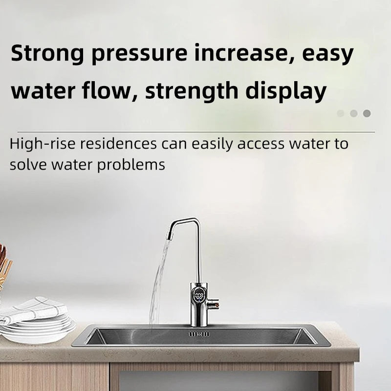 Automatic Water Pressure Booster Pump and Silent Tap Water Heater
