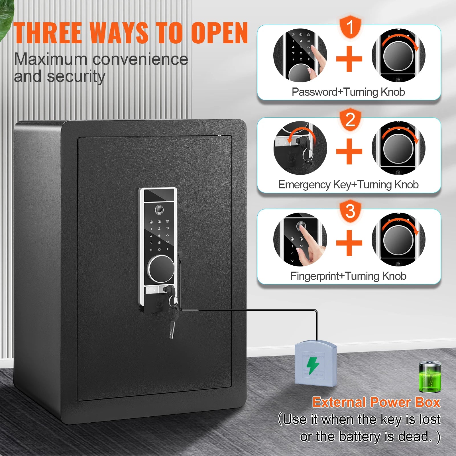 Digital Lock Home Safe and Electronic Security Box