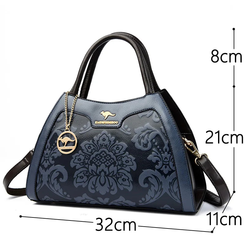Women's Soft PU Leather Shoulder Crossbody Bag