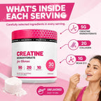 Creatine Monohydrate Hydrolyzed Collagen Powder Muscle Recovery Supplement 8.5 oz