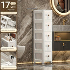 6.7 Inch Ultra Narrow Slit Storage Cabinet with Drawers