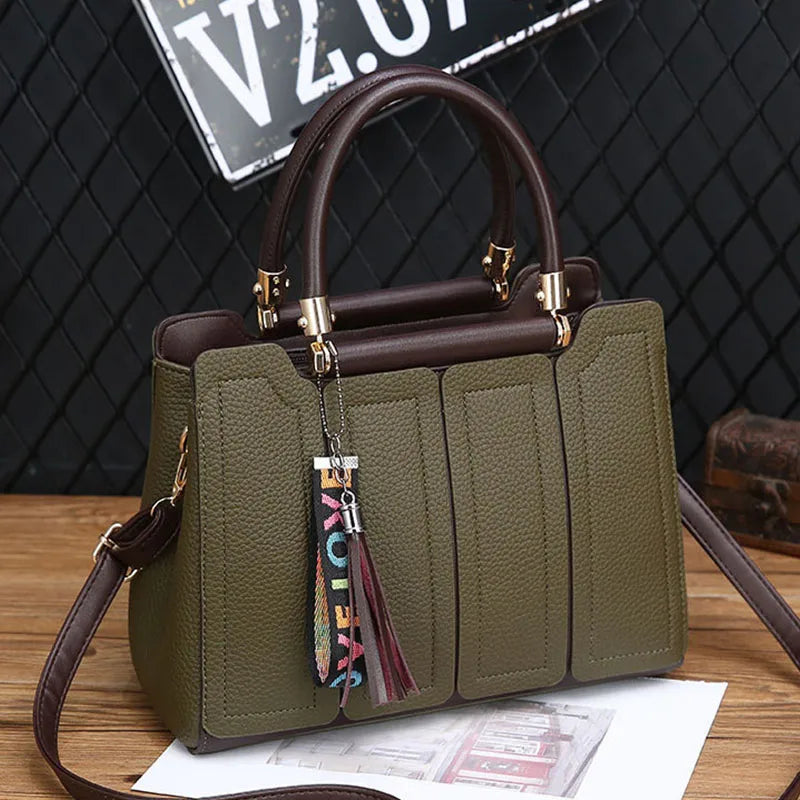 Women's Fashion PU Leather Small Square Shoulder Bag
