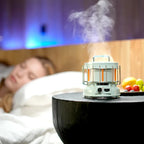 Vintage 3-in-1 Rechargeable Camping Lantern with 9600mAh Power Bank