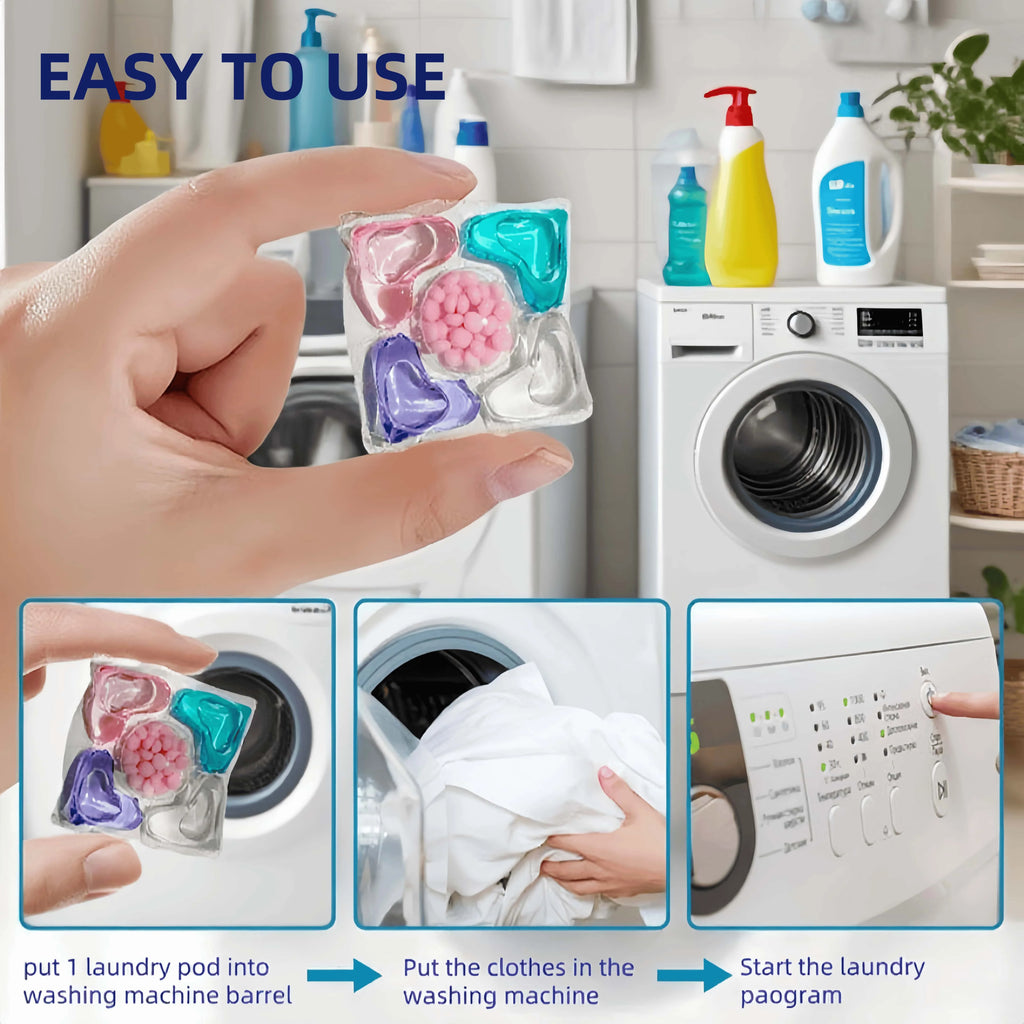 Laundry Detergent Pods and Fragrance Bead Stain Remover