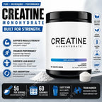 Creatine Monohydrate Powder 5000mg Fitness Support Supplement 10.6 oz
