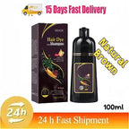 3-in-1 Herbal Hair Color Shampoo for Gray Hair Care 20240226