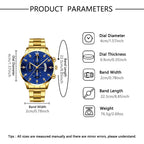 Couple's Alloy Quartz Watch Roman Numeral Round Case