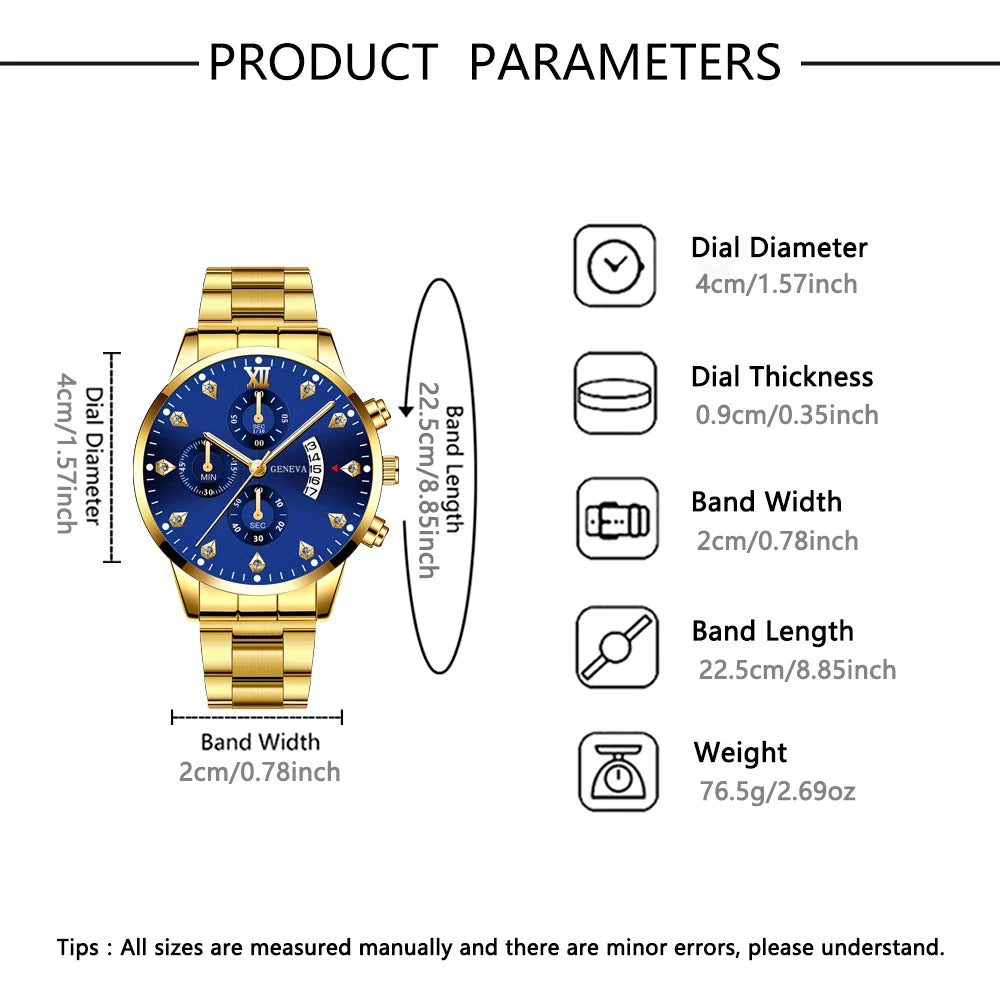 Couple's Alloy Quartz Watch Roman Numeral Round Case