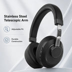 ANC Wireless Bluetooth 5.4 Over Ear Noise Cancelling Headphones