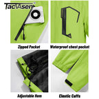Men's Lightweight Waterproof Hooded Outdoor Hiking Rain Jacket TJ589