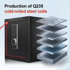 Biometric Fingerprint Safe Box and Solid Steel Security Cabinet