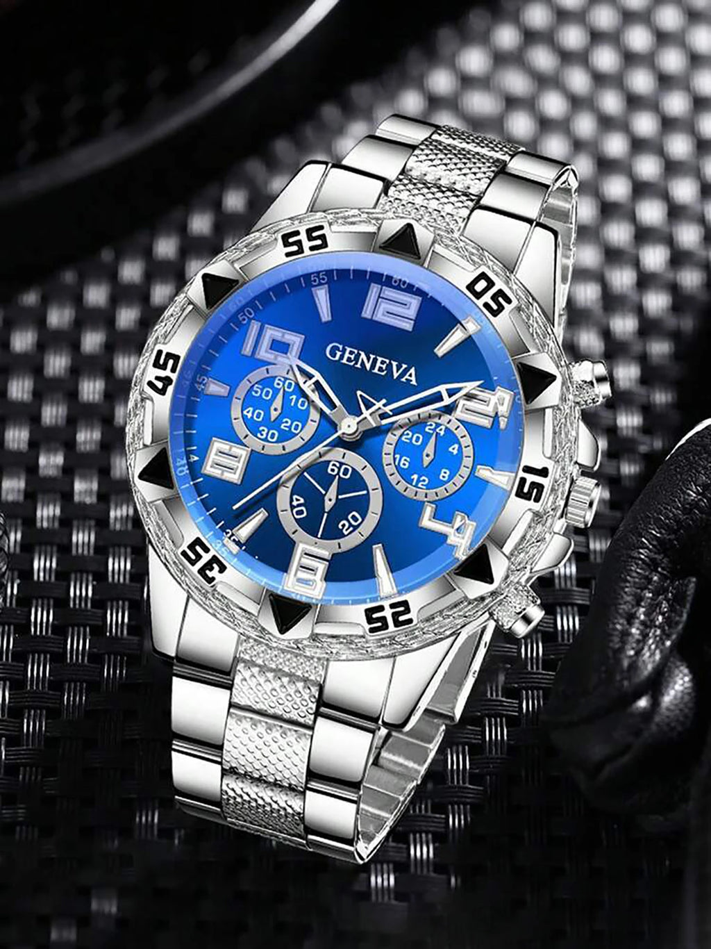 CMK Men's Quartz Watch 4-Piece Gift Set with Wallet