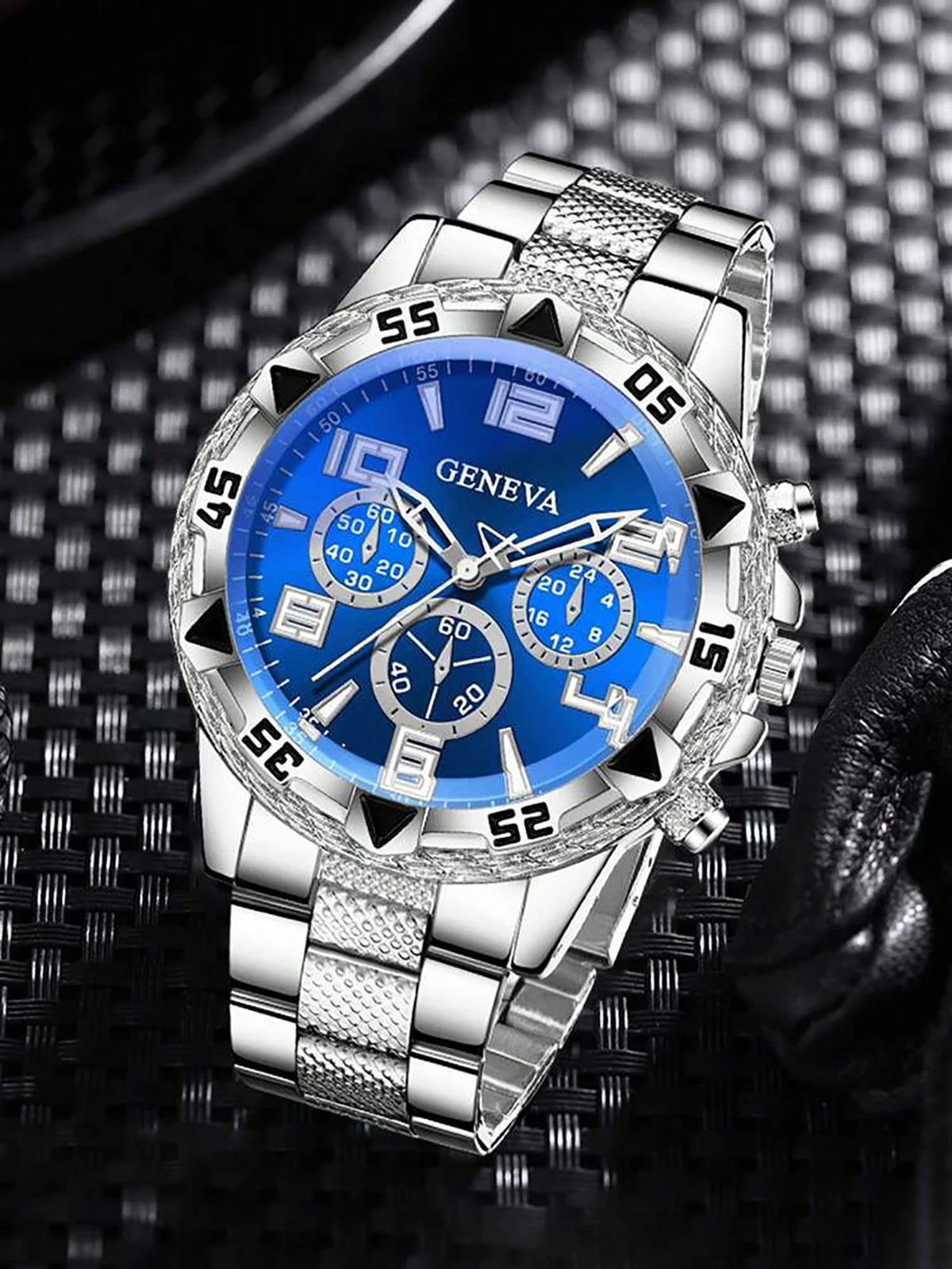 CMK Men's Quartz Watch 4-Piece Gift Set with Wallet