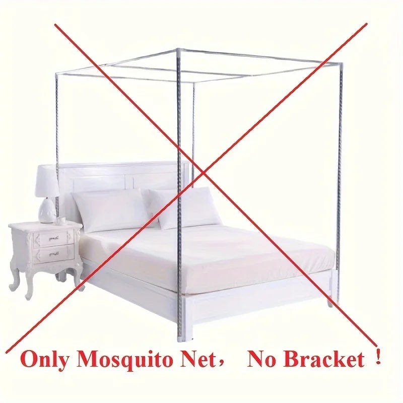 Princess Palace Style Blackout Mosquito Net Bed Canopy with Triple Doors