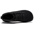 Unisex Mid-Top Canvas Wide Toe Box Barefoot Walking Shoes