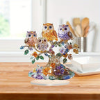 Cute Owl Flat Acrylic Plaque and Tabletop Ornament