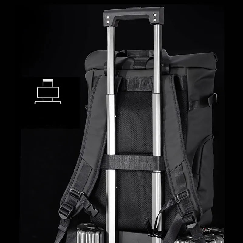 Men's Fashion Waterproof 15.6 Inch Laptop Travel Backpack