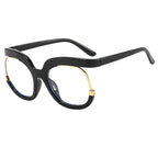 Women's Trendy Round Frame Oversized Reading Glasses