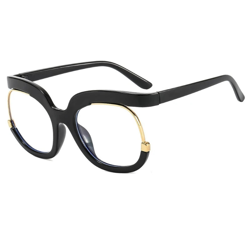 Women's Trendy Round Frame Oversized Reading Glasses