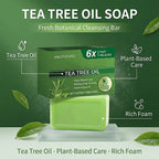 Natural Tea Tree Oil Cleansing Face Body Soap Bar 3.5 oz