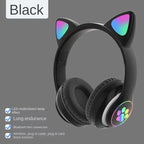 Illuminated Cat Ear Wireless Bluetooth Over-Ear Headset STN-28
