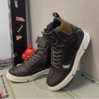 Men's Fashion Leather Breathable Anti-Slip Motorcycle Ankle Boots 8586-5
