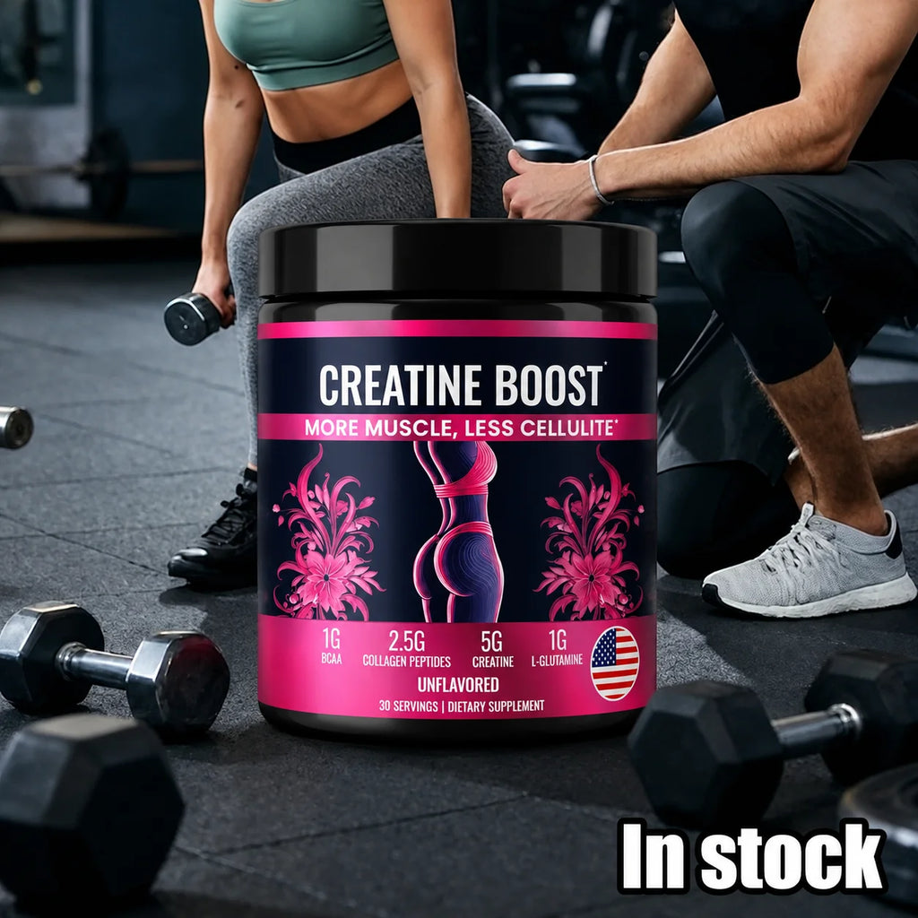 Creatine for Women Collagen BCAA Powder Supplement 10.2 oz
