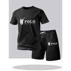 Men's Casual Summer T-Shirt and Shorts Suit Set