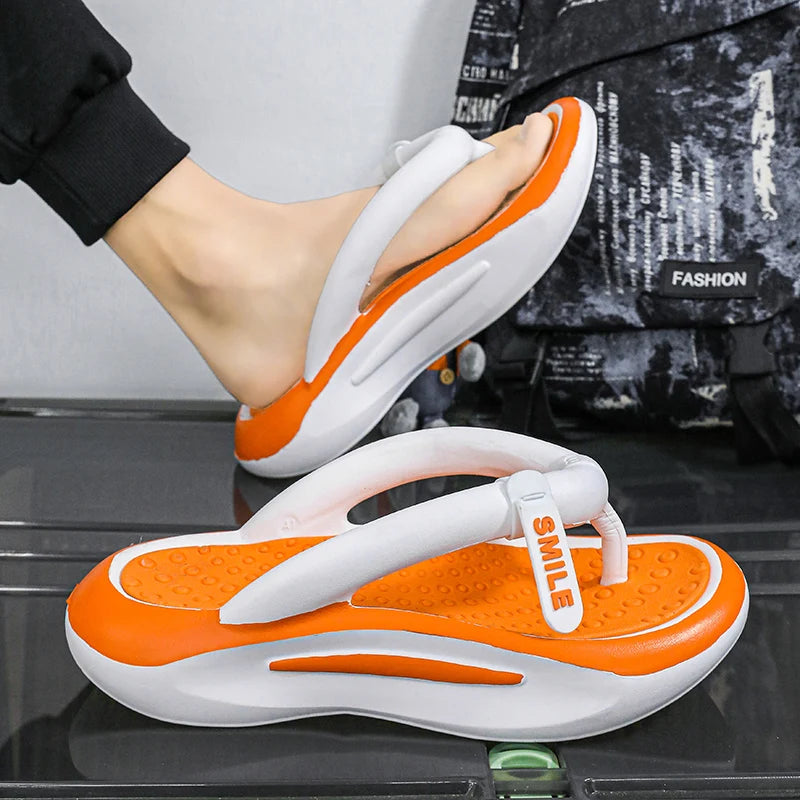 Unisex Platform EVA Slides Non-Slip Indoor Shower Sandals