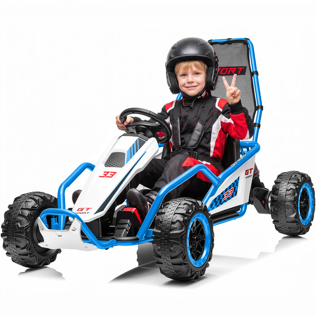 Kids 24V 400W Battery Powered Electric Ride on Go Kart Car