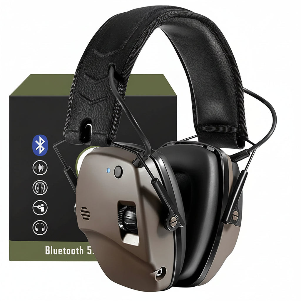 Bluetooth 5.0 Electronic Shooting Earmuffs and Hearing Protection Headset