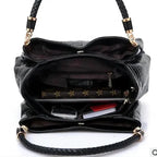 Women's Crocodile Pattern Shoulder Tote Bag