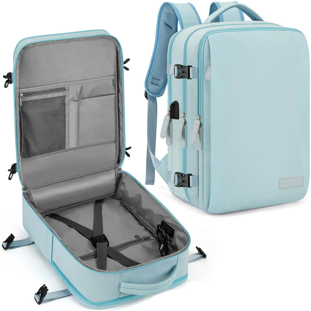 Unisex Waterproof Expandable Travel Laptop Backpack 2268
