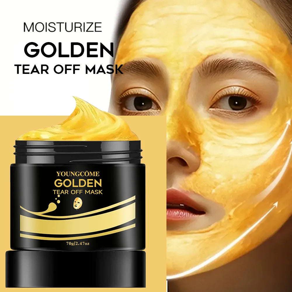 Women's 24K Gold Tear Off Deep Cleansing Peel Face Mask YH1401