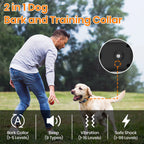 AI Electric Dog Training Collar 3300ft Range IPX7 Waterproof 10-120lbs