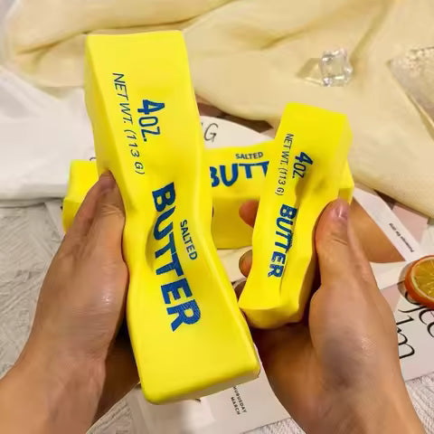 8.7in Jumbo Butter Stick Squishy Toy and Slow Rebound Fidget