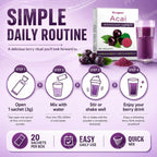 Acai Berry Antioxidant Powder Dietary Supplement Drink Mix 60g