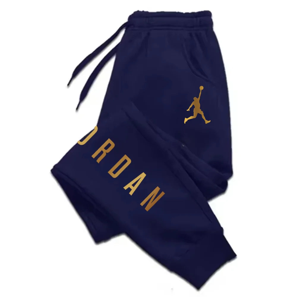 Men's Casual Letter Print Loose Comfortable Sports Pants