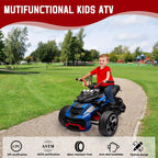 Kids 12V Battery Powered Electric Ride on ATV 3 Wheeler Toy Car